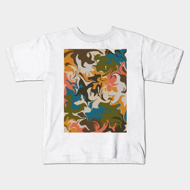 Deep Autumn (Seasonal Color Palette) Kids T-Shirt by aaalou